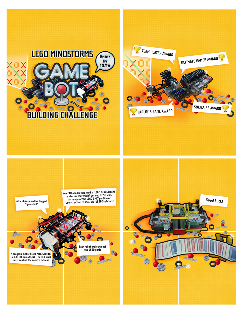 CJ Reilly III - LEGO Mindstorms EV3 Building Challenge Projects