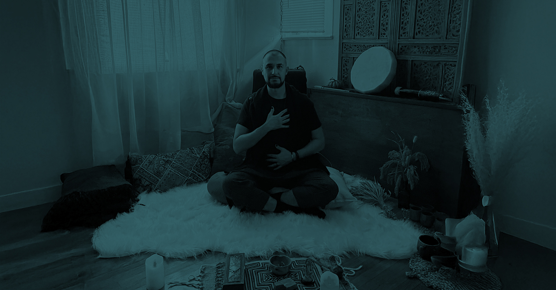 Breathwork Facilitator offering Healing Breathwork, photo of me leading a class in long beach California