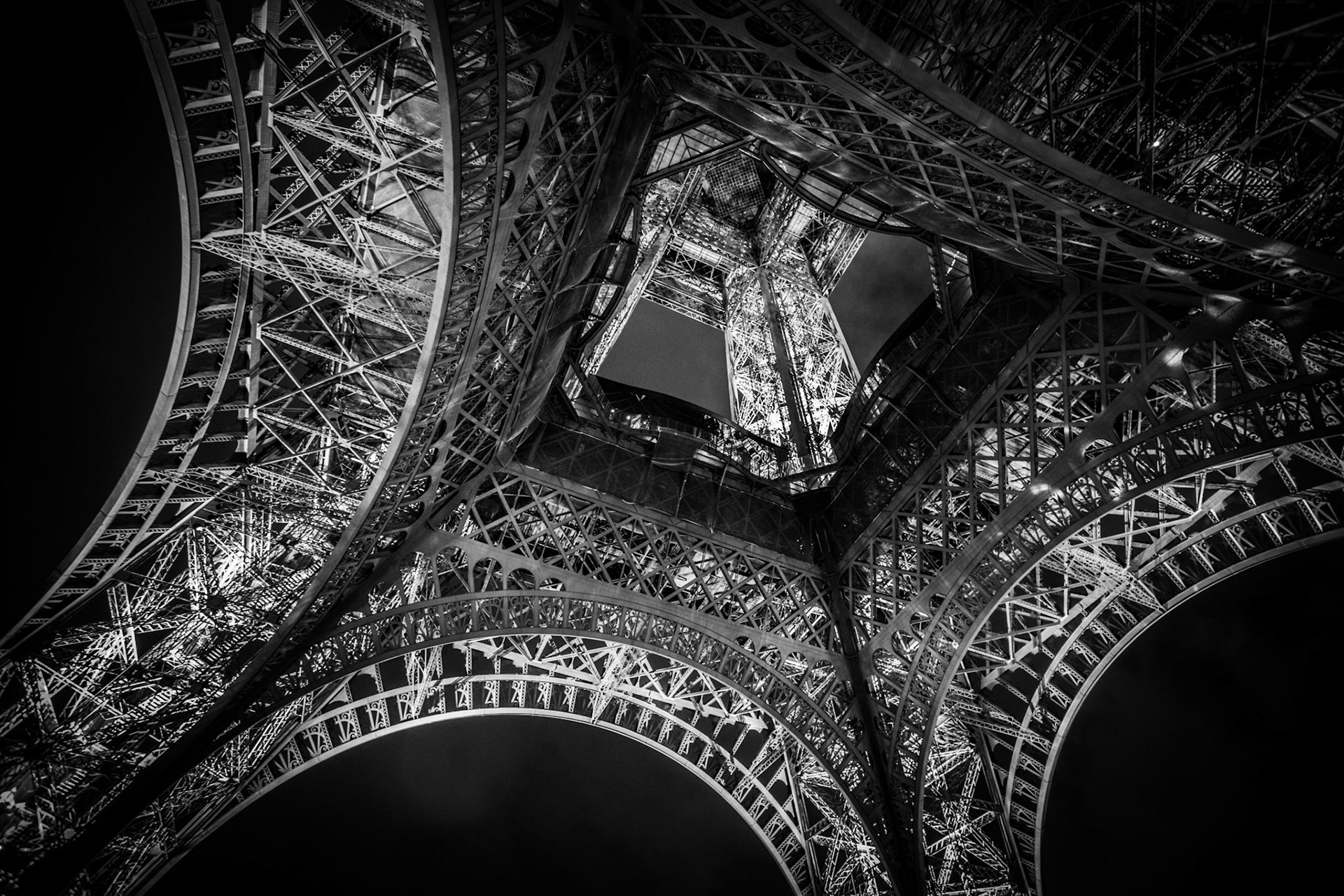 The wonderful intricacies of the Eiffel Tower.