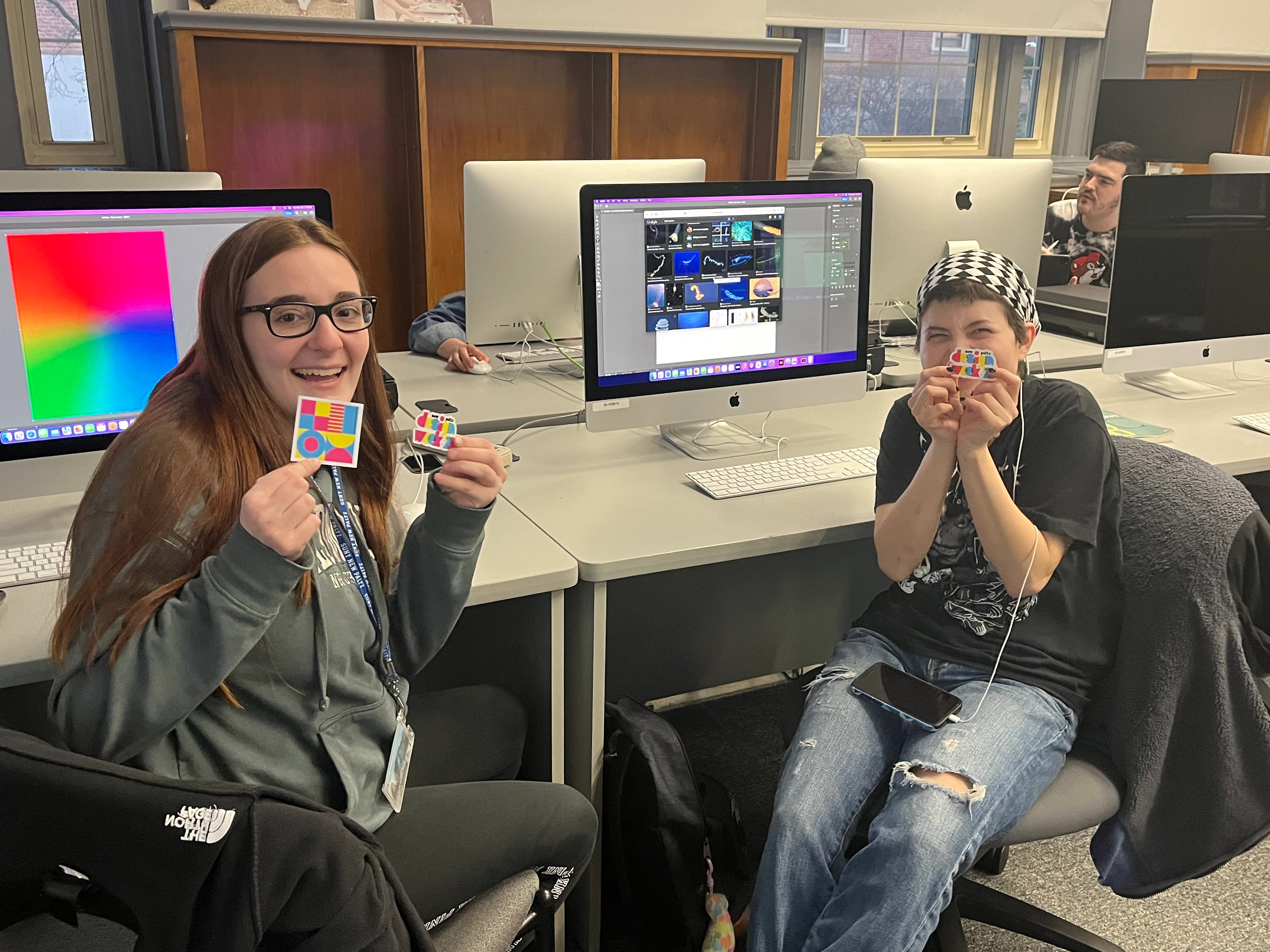 Stickers were a huge hit!