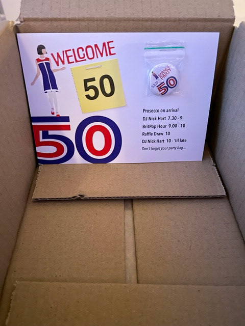 Pre-Party prep - Raffle Ticket