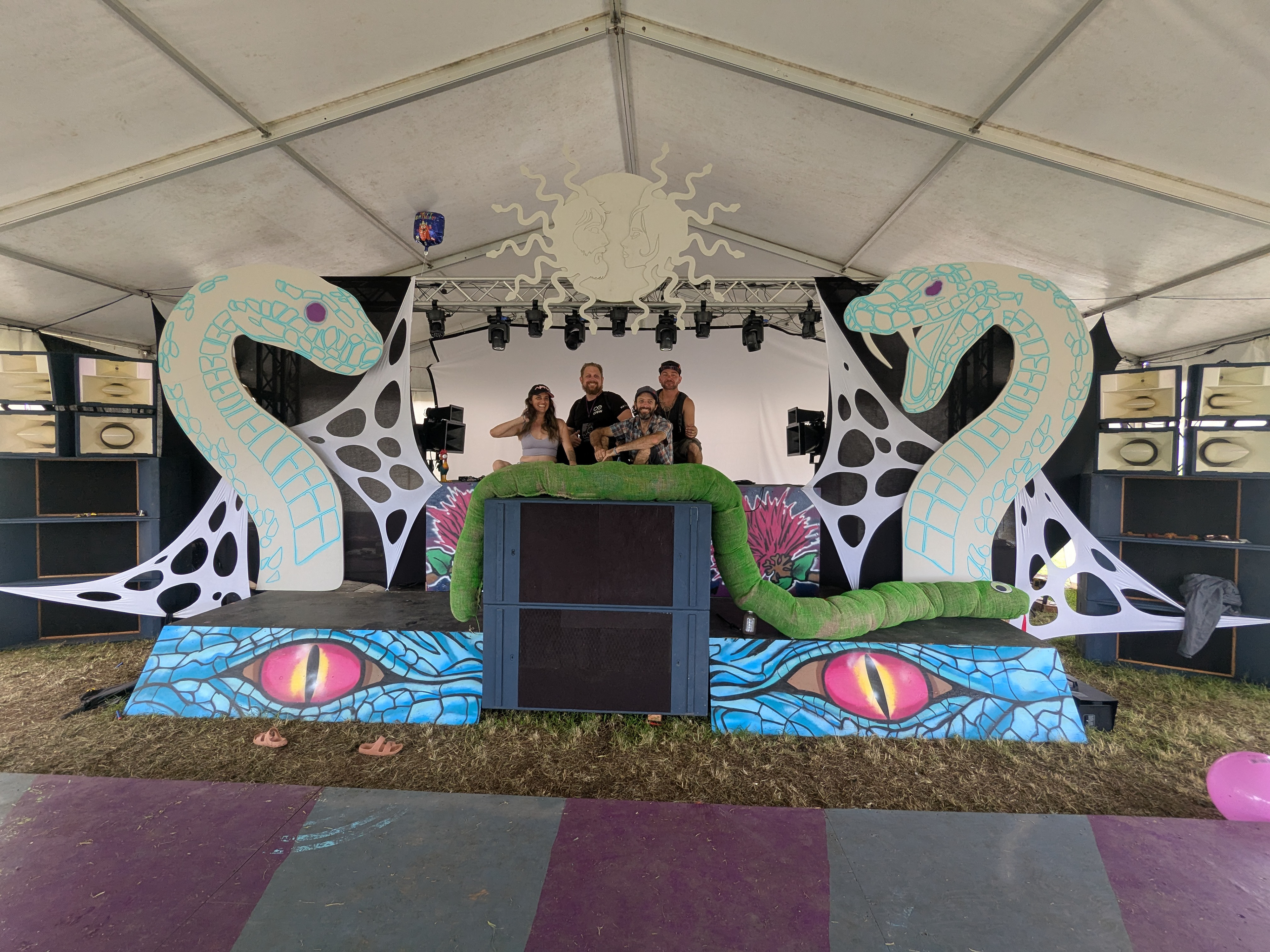 Stage in the day (featuring our audio team!)