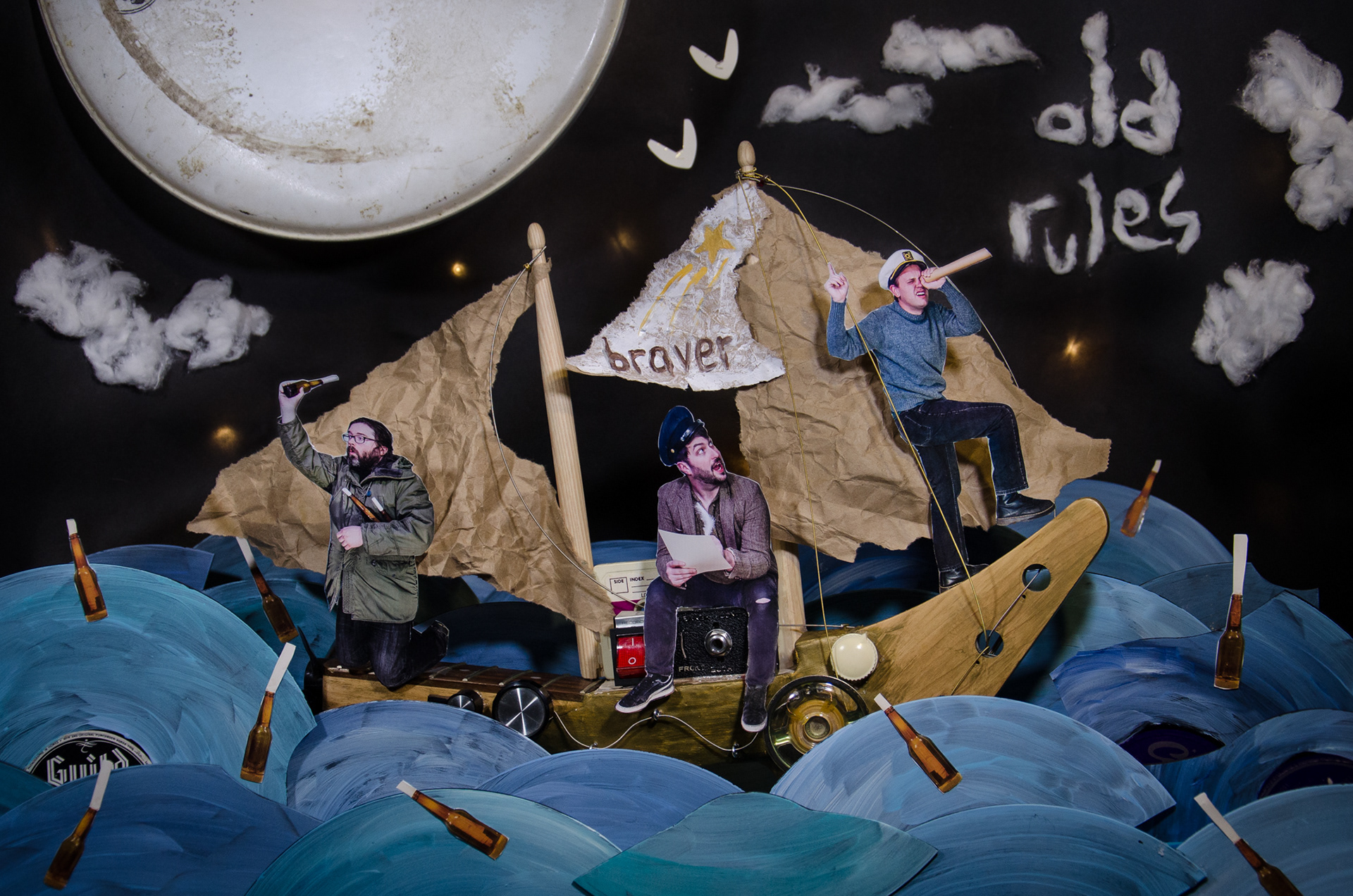 "Old Rules" album art for Braver