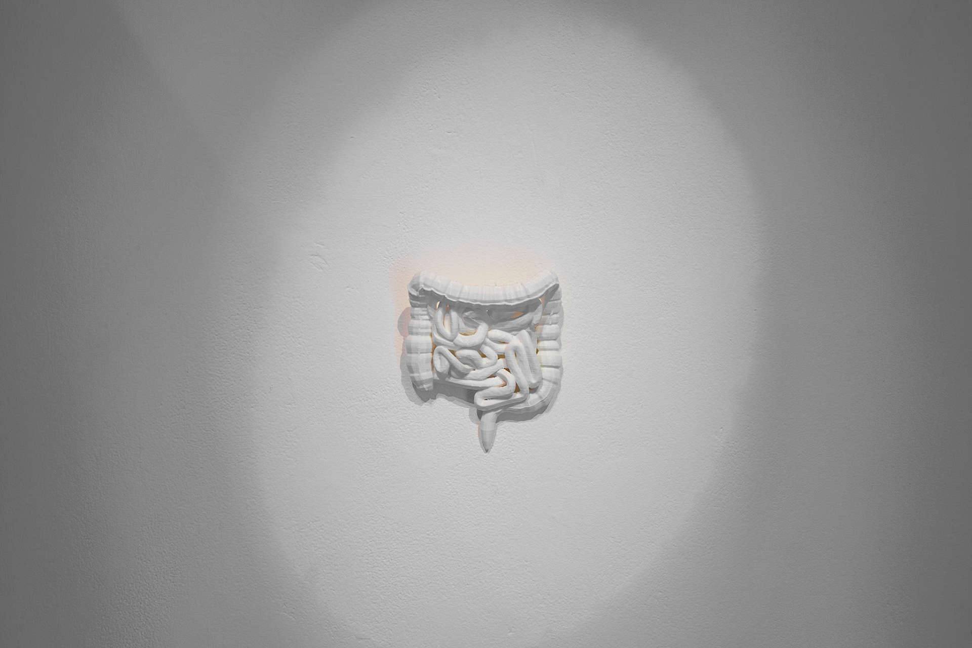 Spotlight, 2023, 3D printed plastic and spotlight, 6 in x 5 in