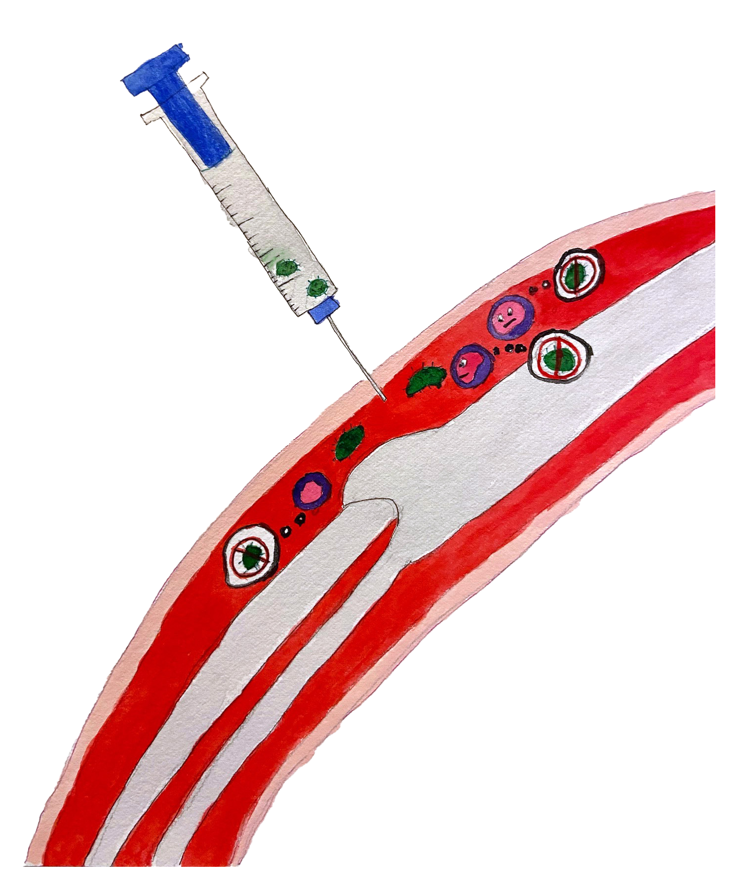 Children's book illustrations for RISDCE Graphic Design final project. 