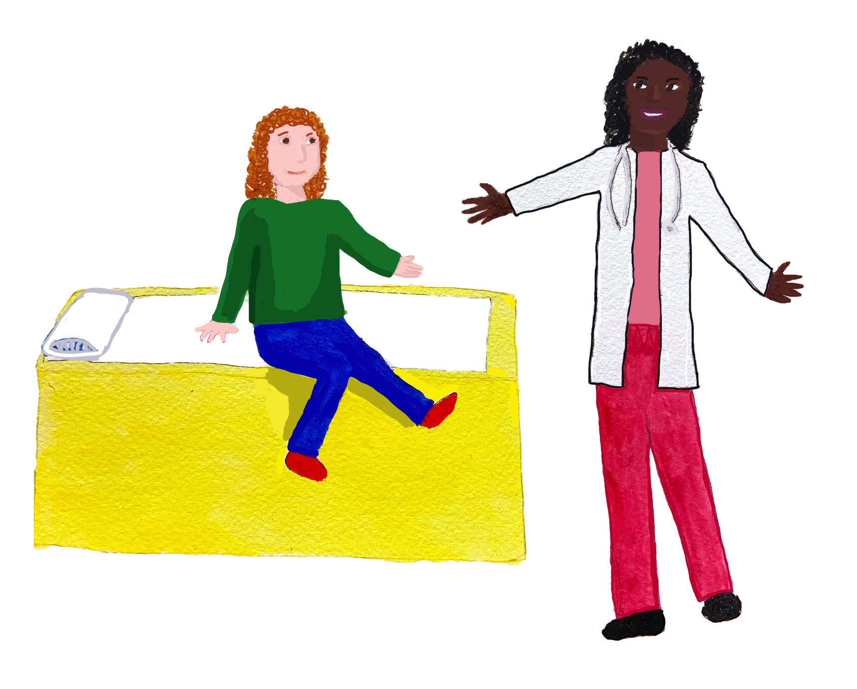 Children's book illustrations for RISDCE Graphic Design final project. 