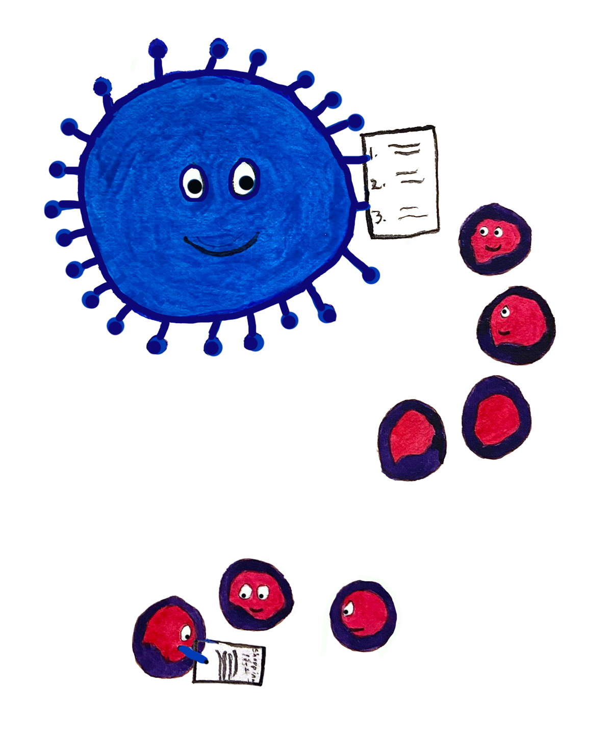 Children's book illustrations for RISDCE Graphic Design final project. 