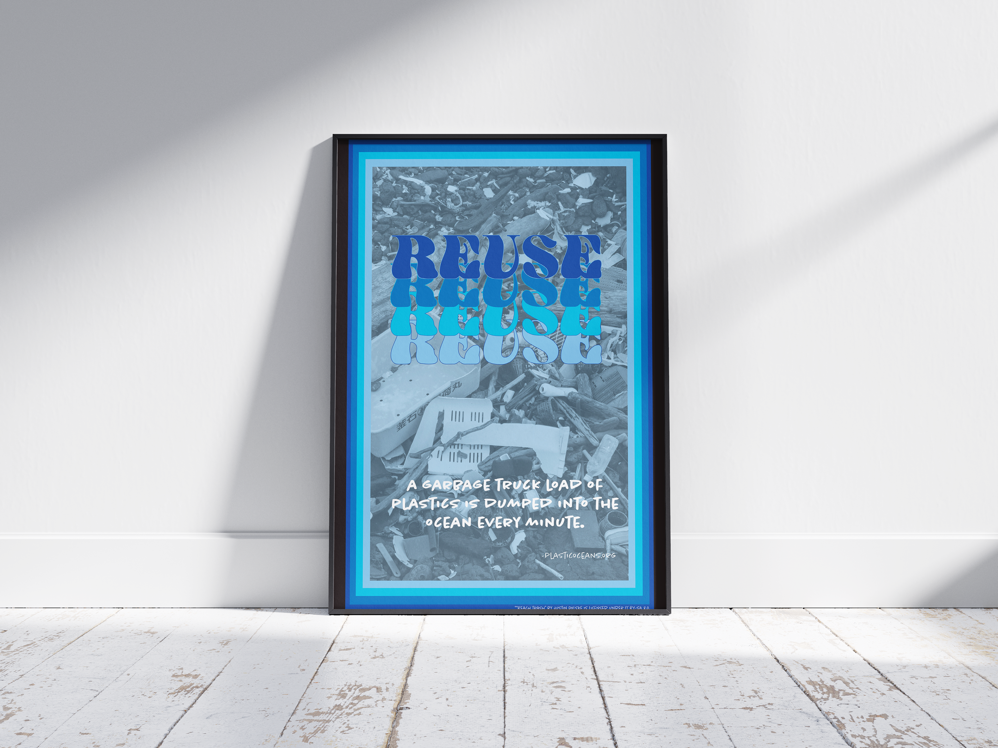 Mockup poster series in InDesign, project for RISDCE Graphic Design certificate