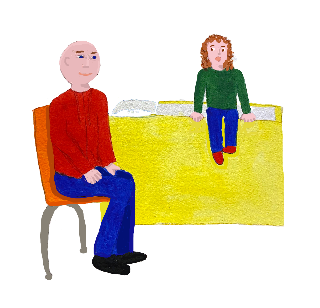 Children's book illustrations for RISDCE Graphic Design final project. 