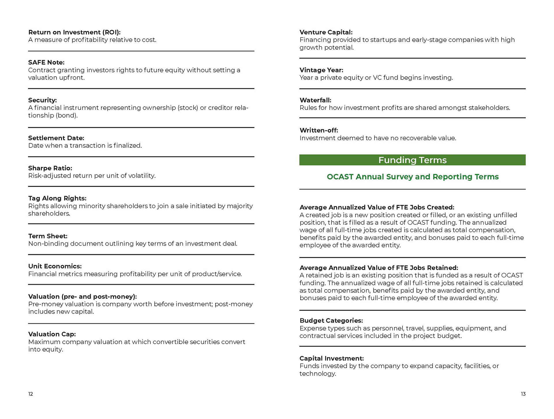 Sample pages from the Statewide Innovation Glossary designed in March 2026 using Adobe InDesign. This was made for our our statewide conference and expo. This 30-page book was distributed to all conference attendees and exhibitors, as well as state legislators. 