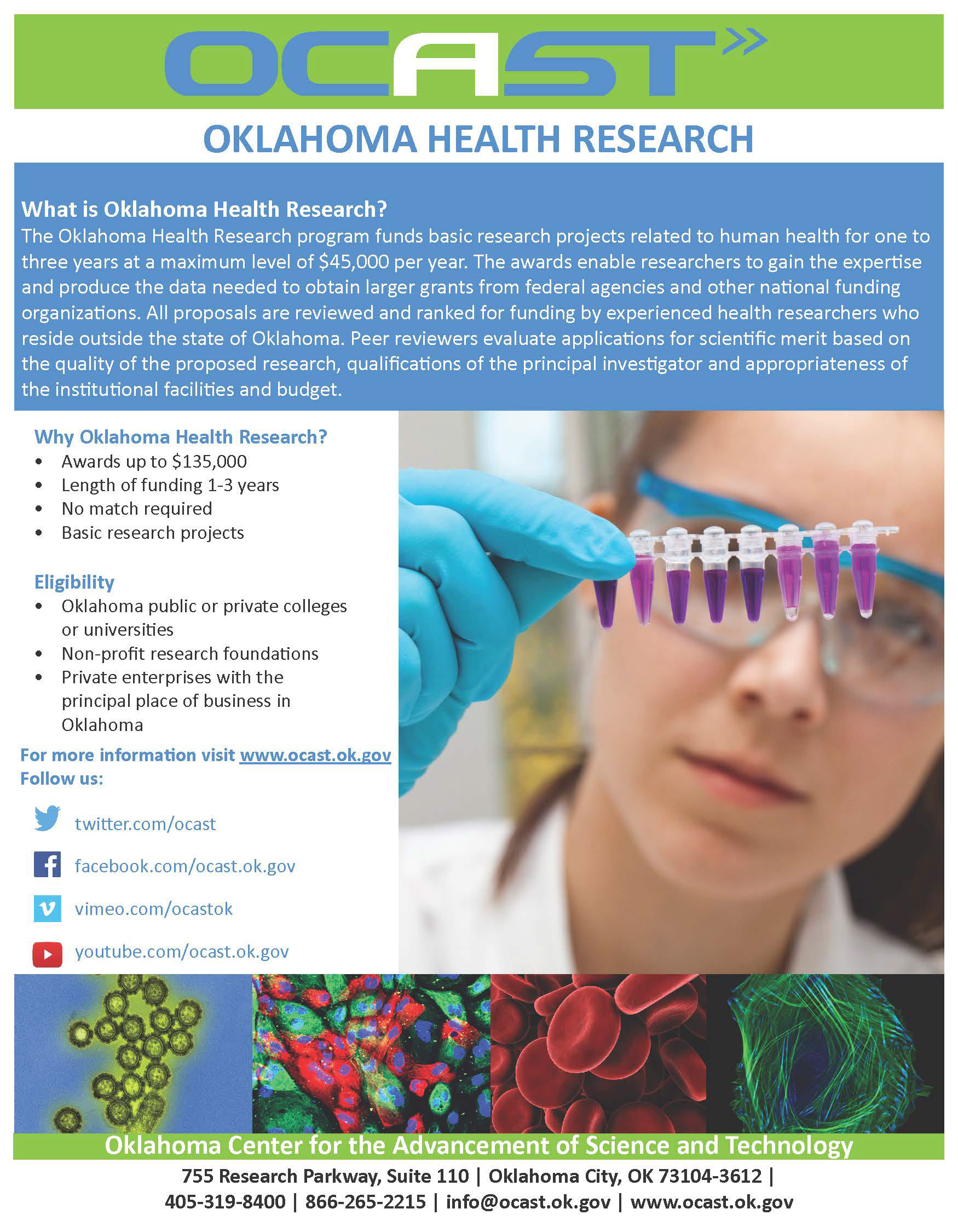 One-pagers designed for current state agency for public distribution using InDesign