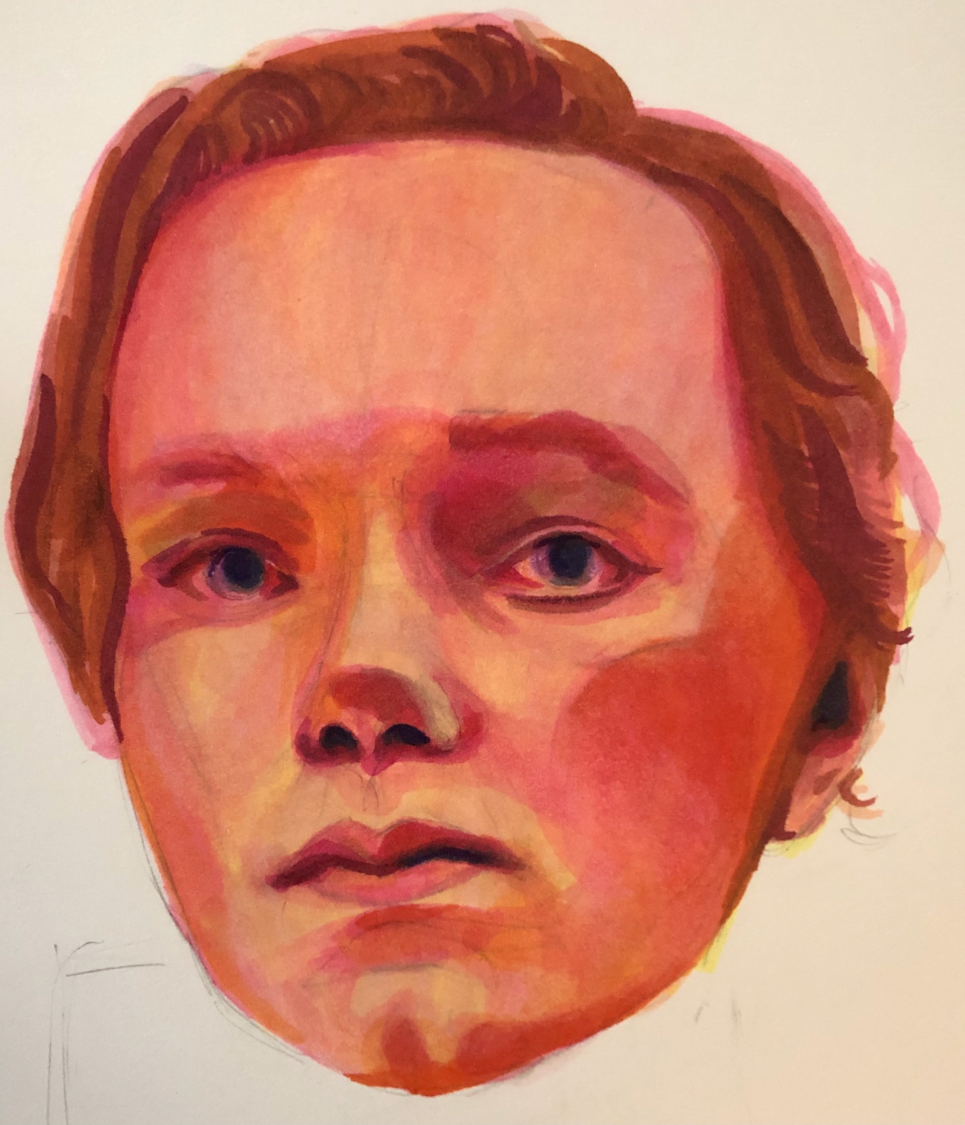 Self Portrait. Marker.