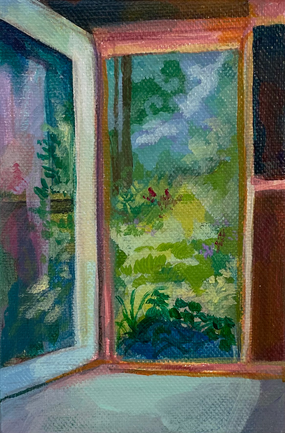 "Nature Study" Acrylic Painting