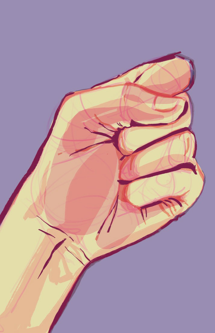 (Digital, Procreate) Hand Study