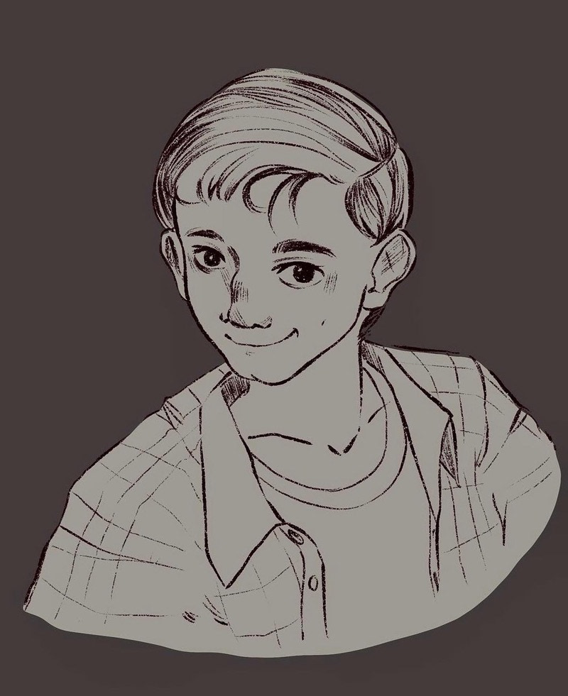 Liam Sketch. Digital.