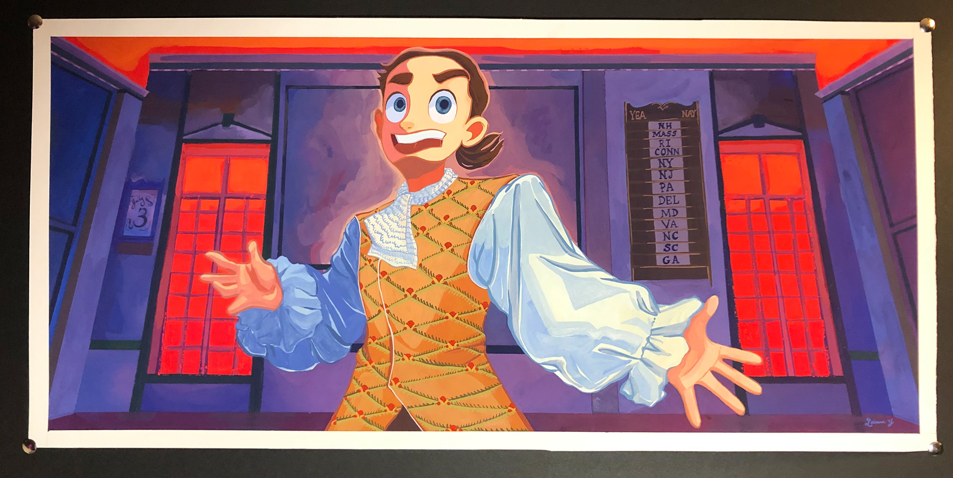 Commission for Jake. Gouache.