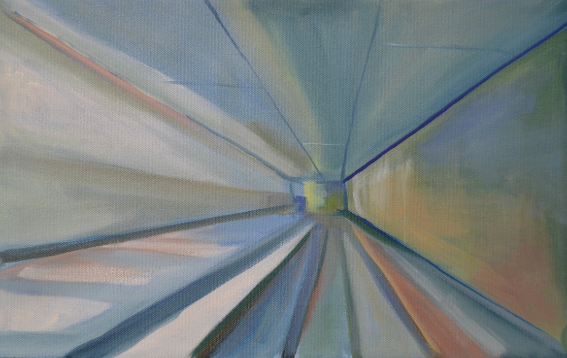 Bleak. Oil on Canvas. 10"x16". 2023