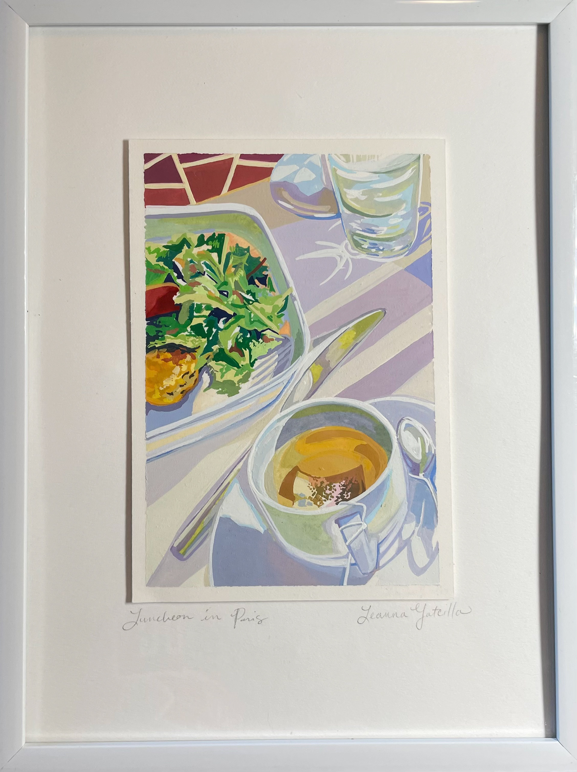 Meal Study. Gouache.