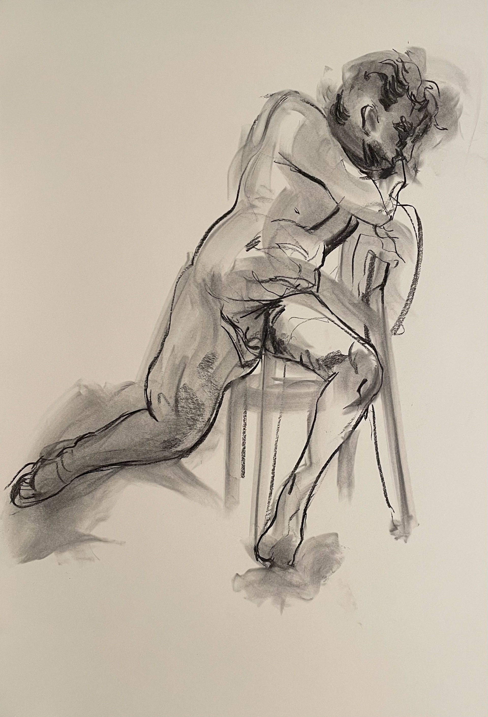 Charcoal Drawing Figure Drawing 2