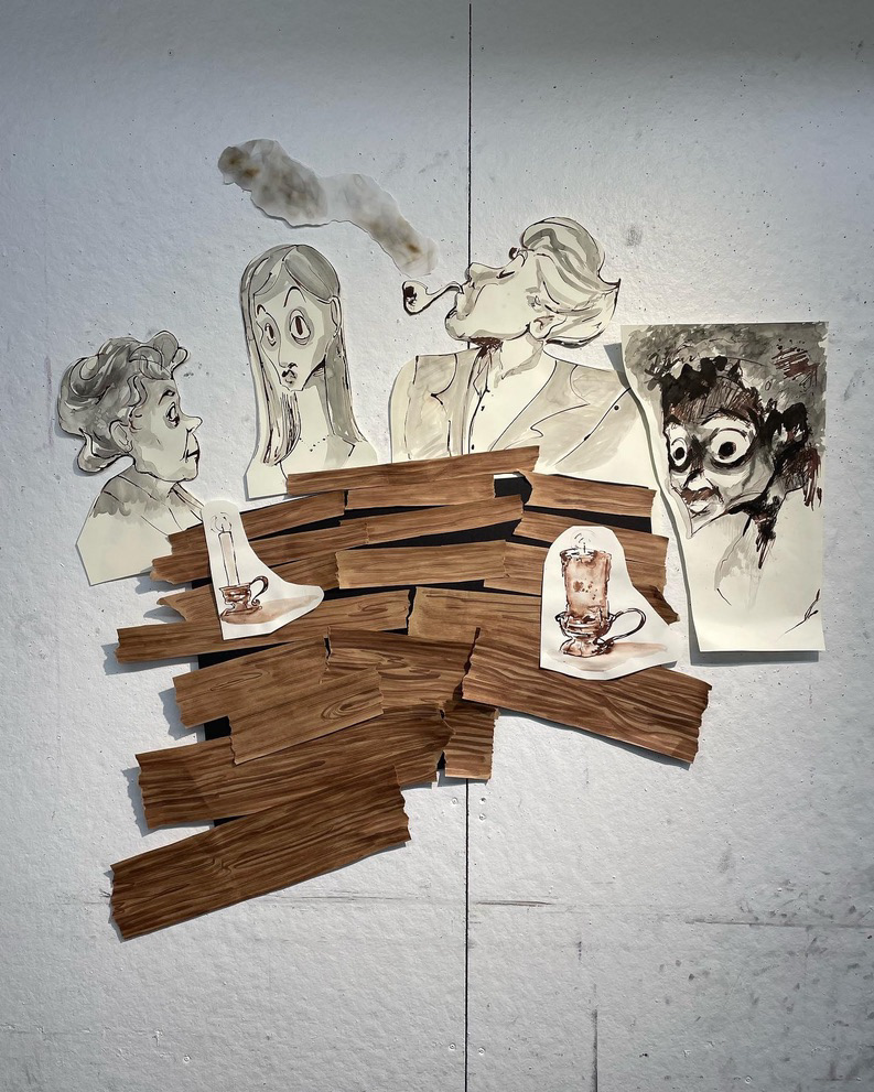 The Game of Clue. Ink.