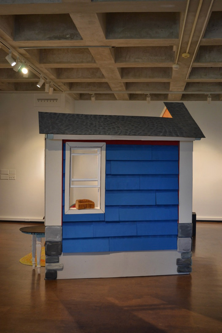 "(In)Habits" (Exterior), Cardboard