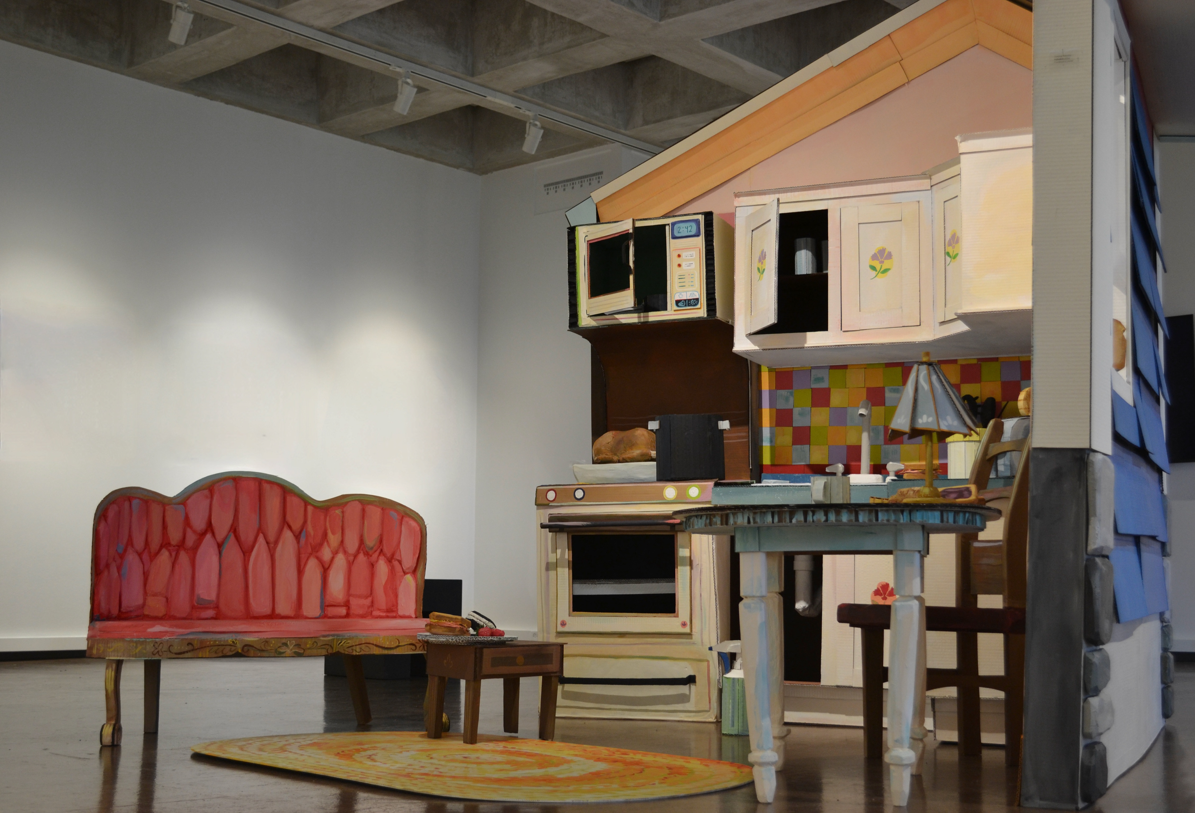 "(In)Habits" (Interior), Cardboard