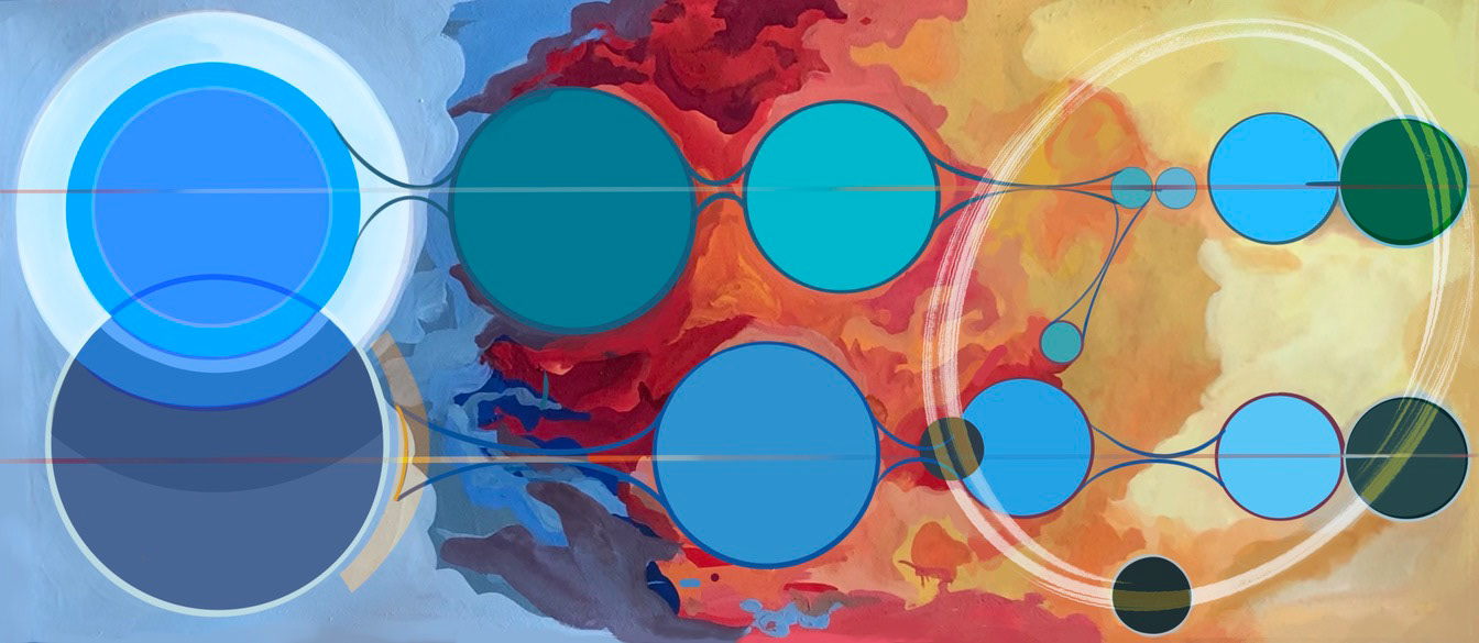 The Circles of Life. Gouache and Digital.