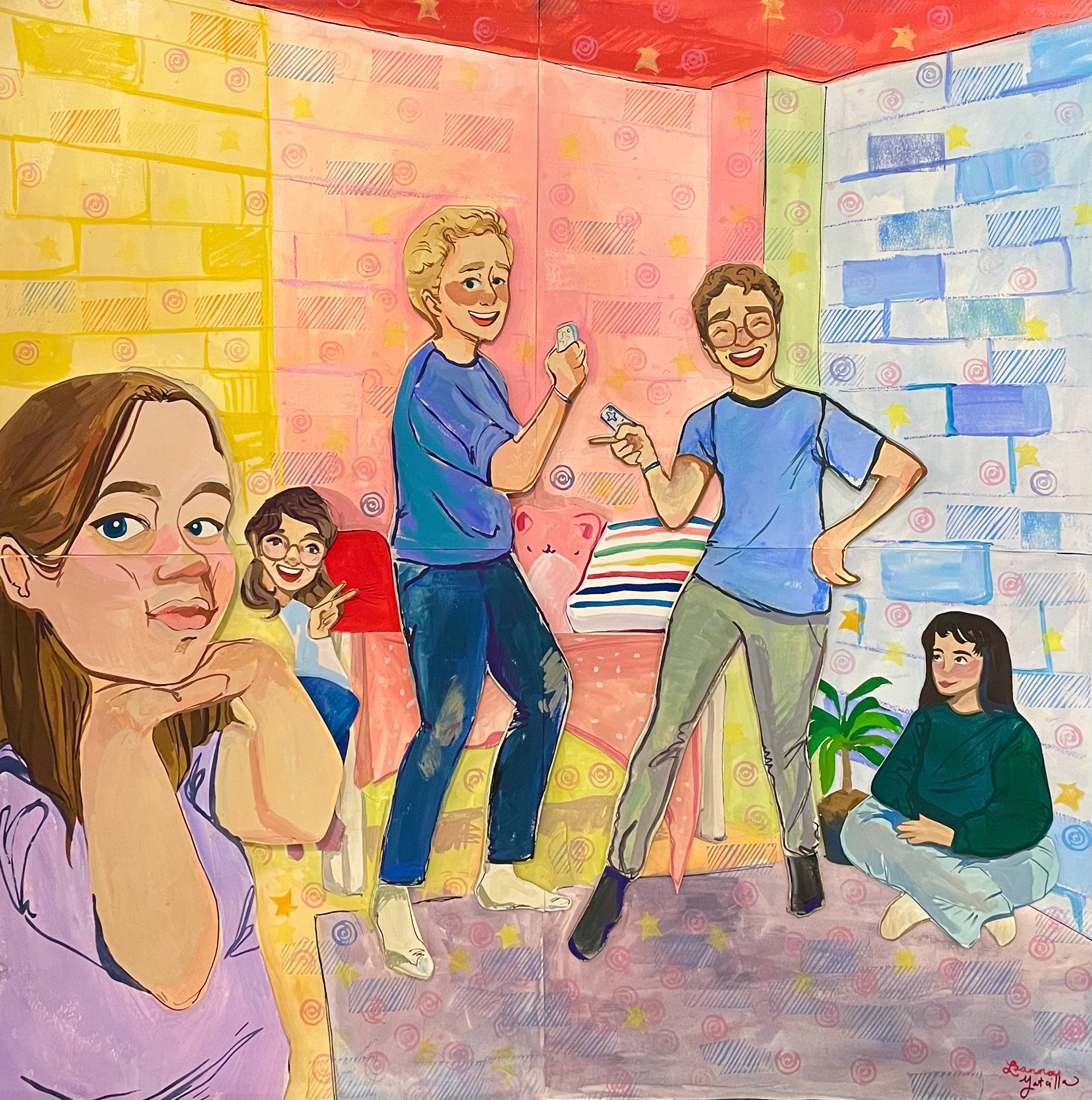 "Just Dance" Mixed Media