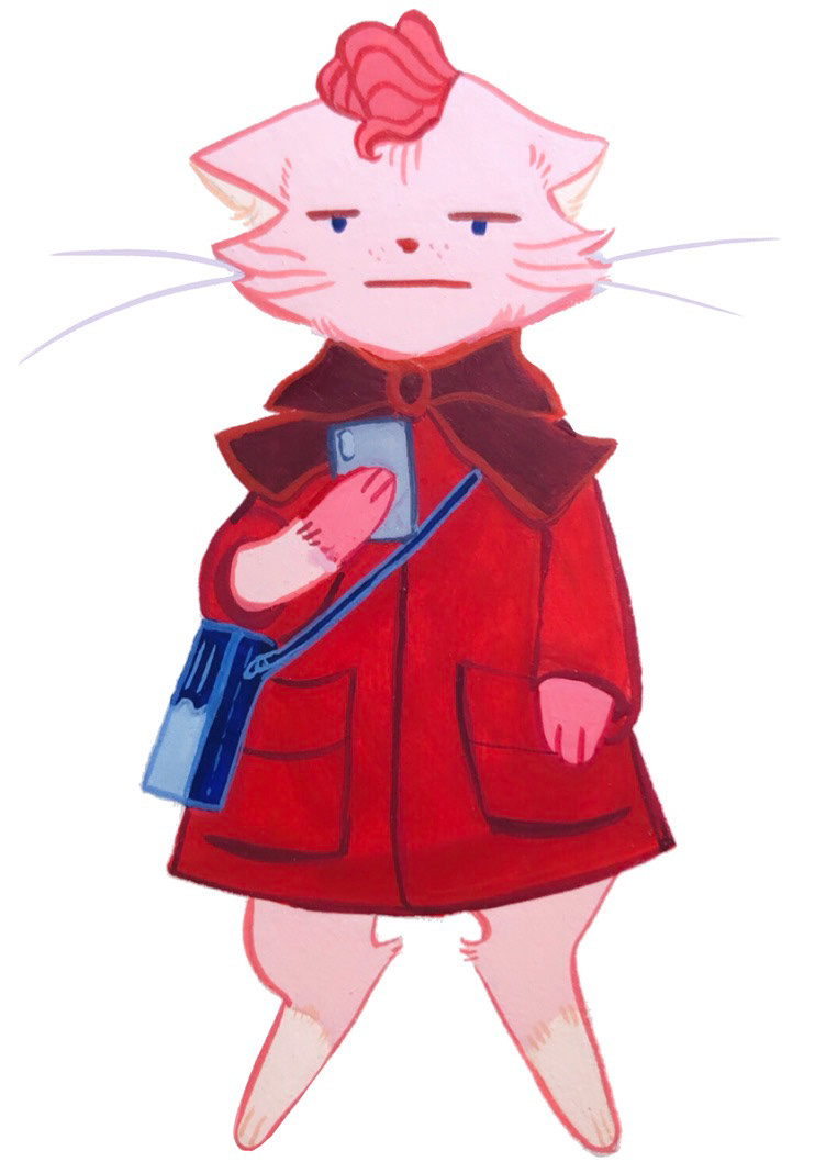 French Story Illustration 4. Digital.