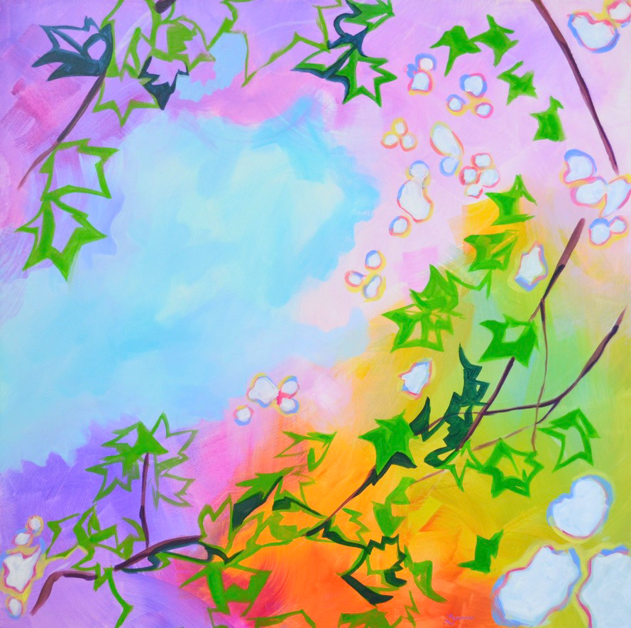 Morning Sunlight. Acrylic on Canvas. 30 x 30 in. 2021.