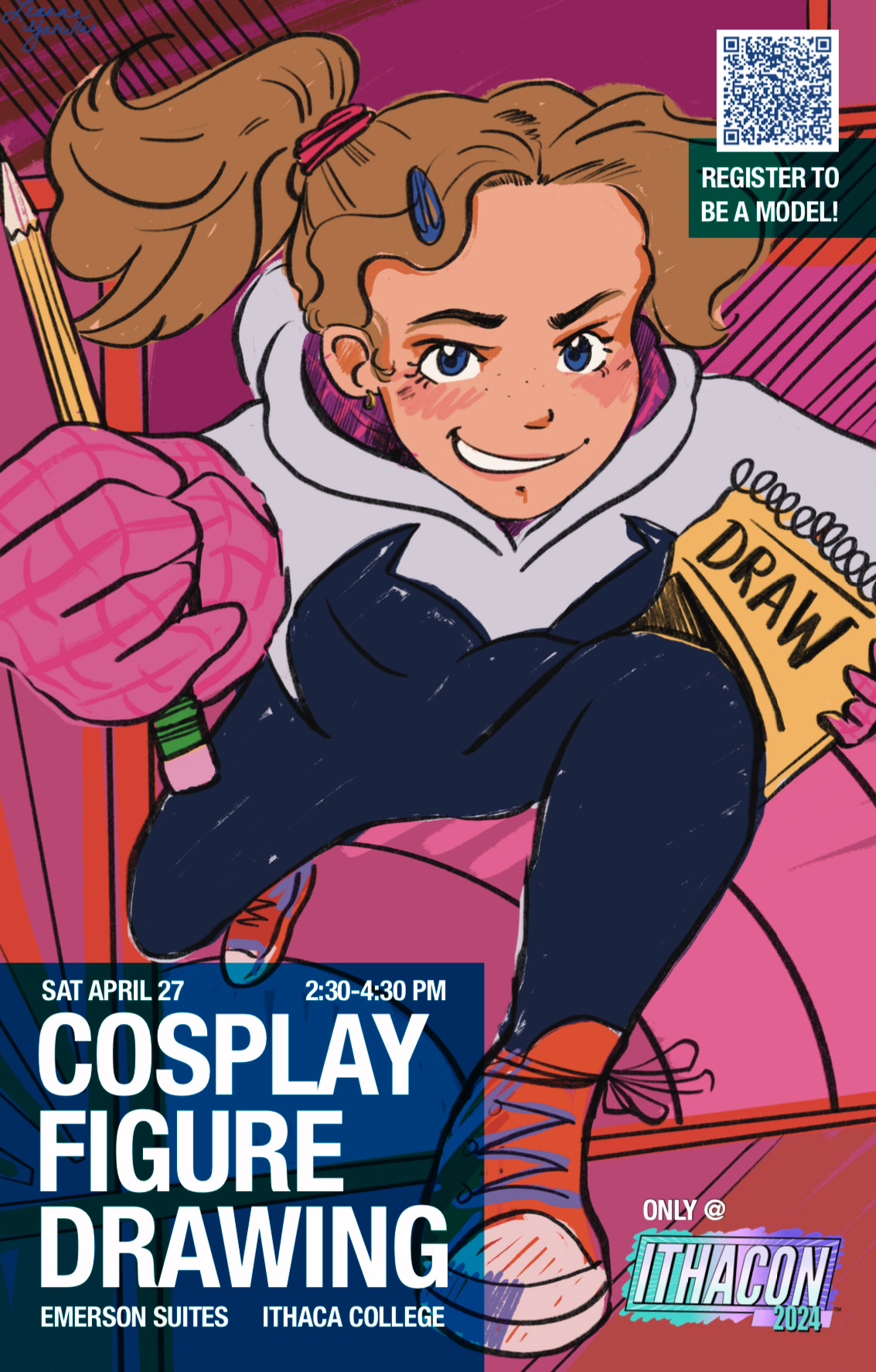 ITHACON Cosplay Figure Drawing Poster