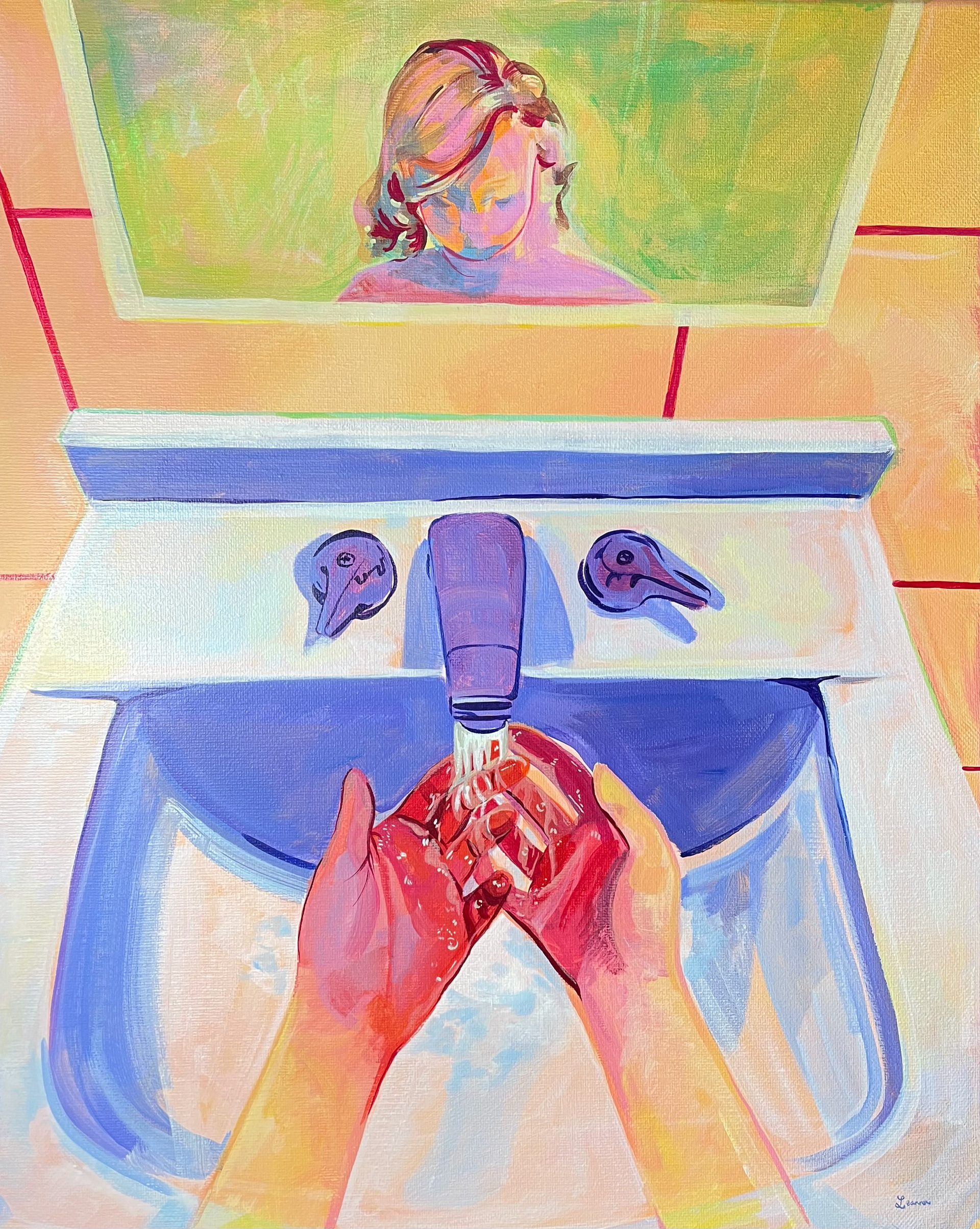 The Sink. Acrylic.