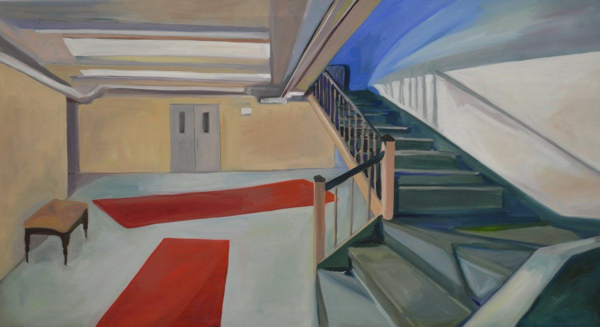 Ascend. Oil on Canvas. 24"x44". 2023