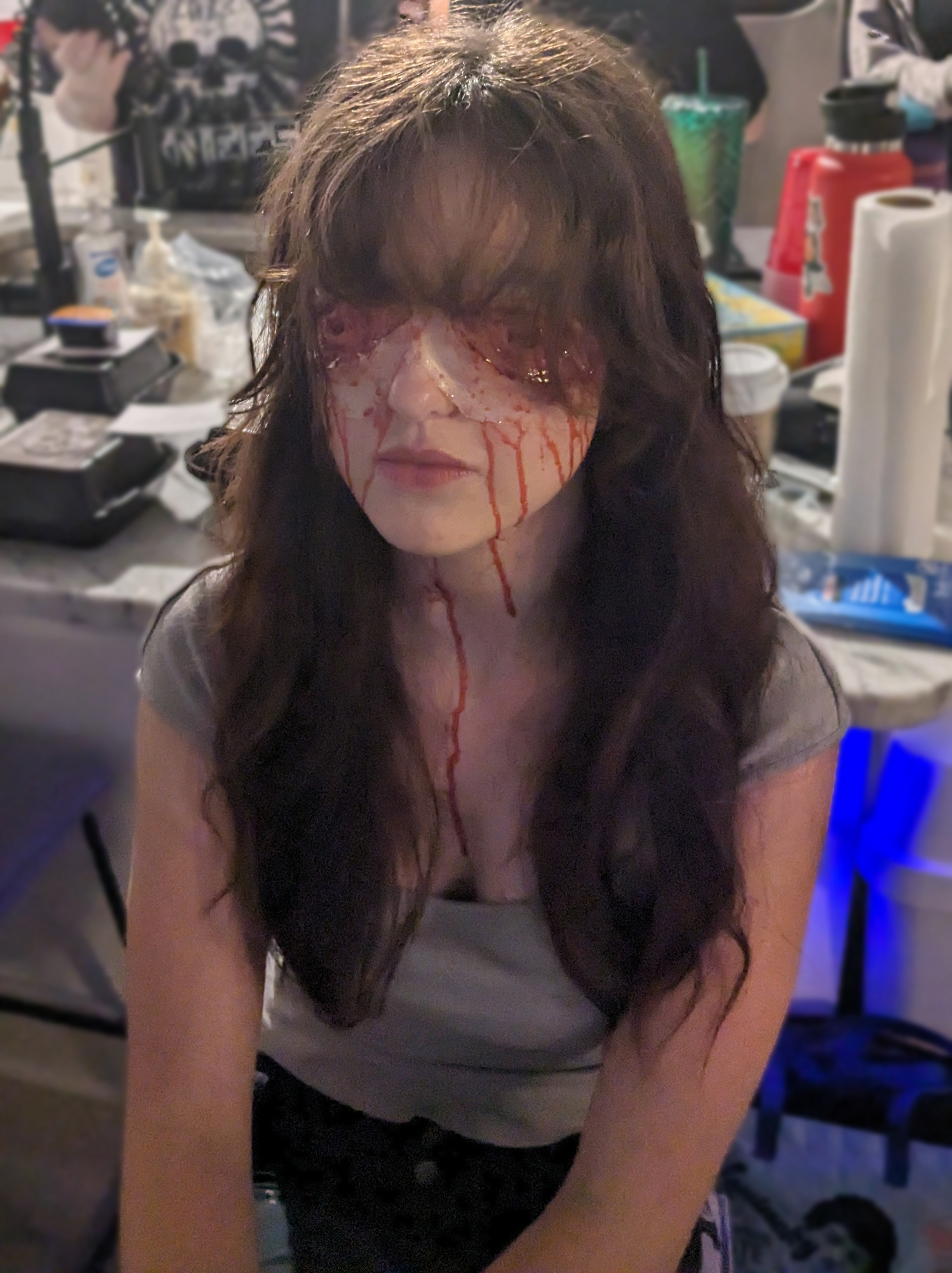 Angler Short Film - Prosthetic On Set