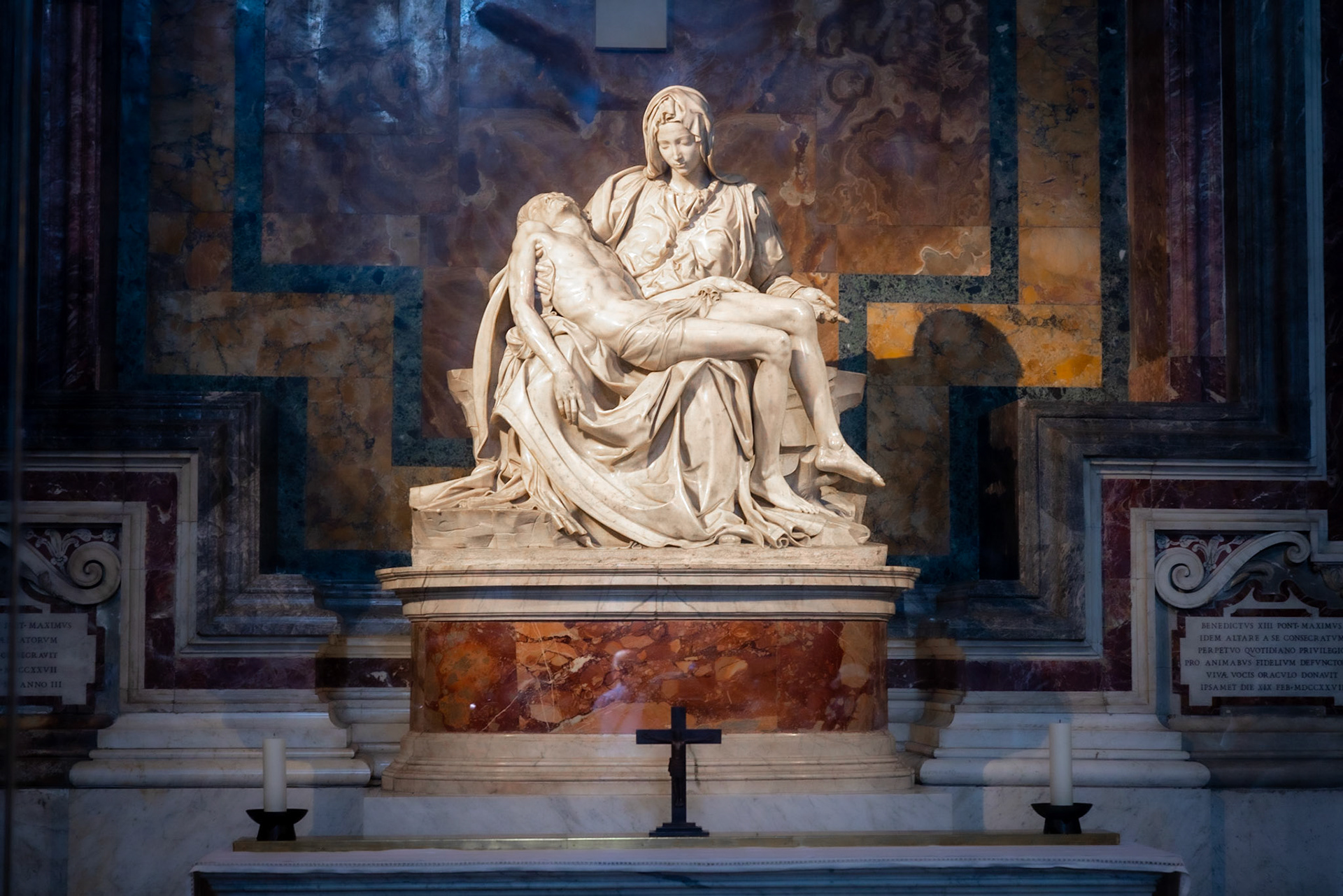 Michelangelo's Pieta (1499), St. Peter's, Vatican