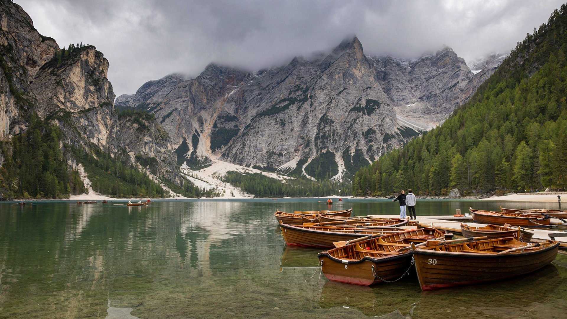 Lake in Dolomites