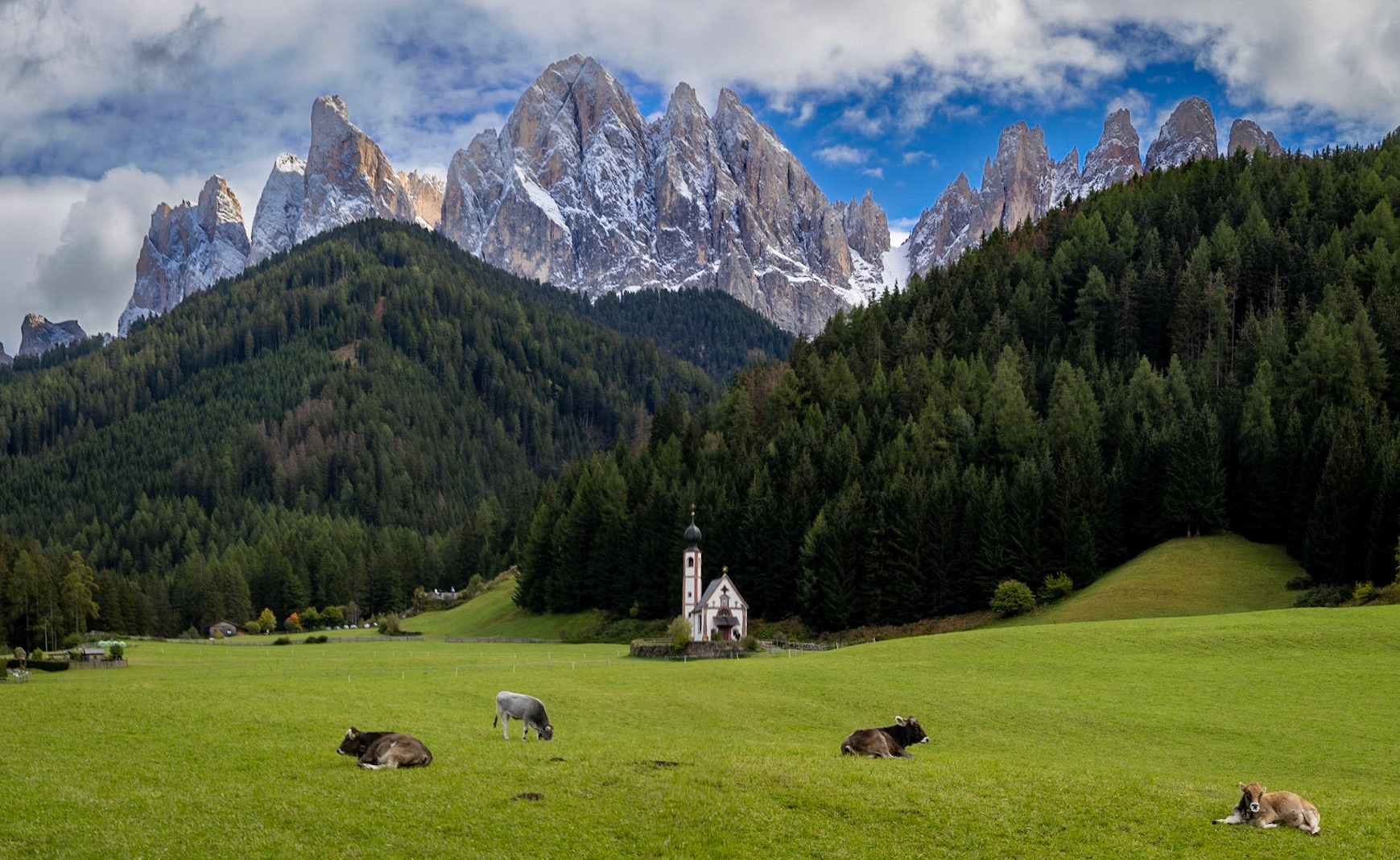Church of San Giovanni, Val di Funes, Dolomites