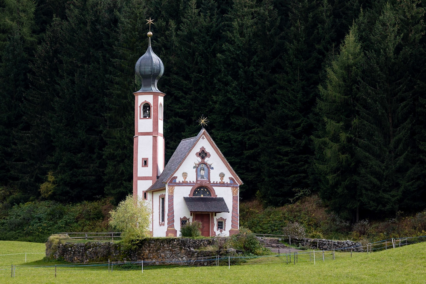 Church of San Giovanni, Val di Funes, Dolomites