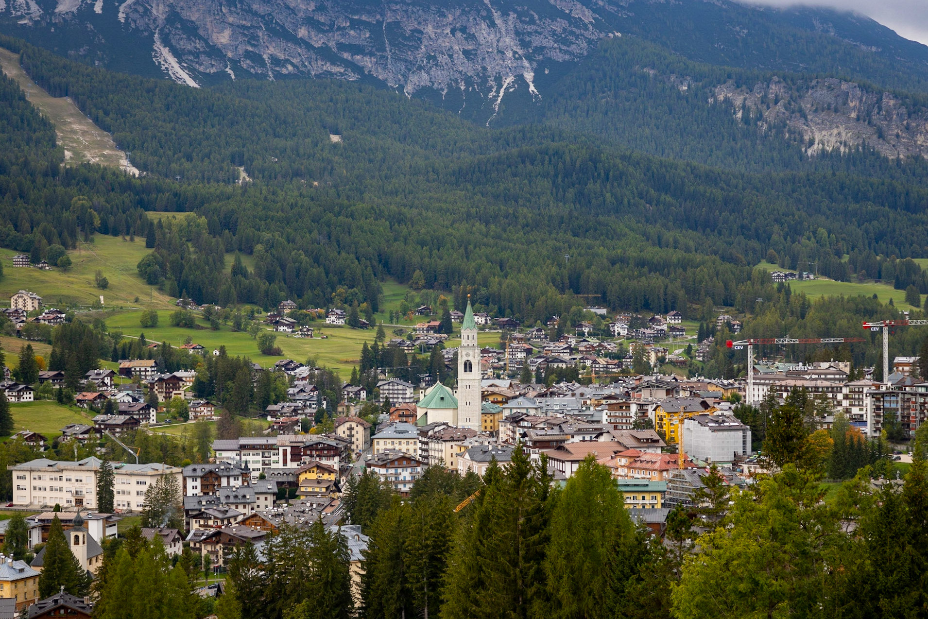 Cortina, Italy (from our hotel)