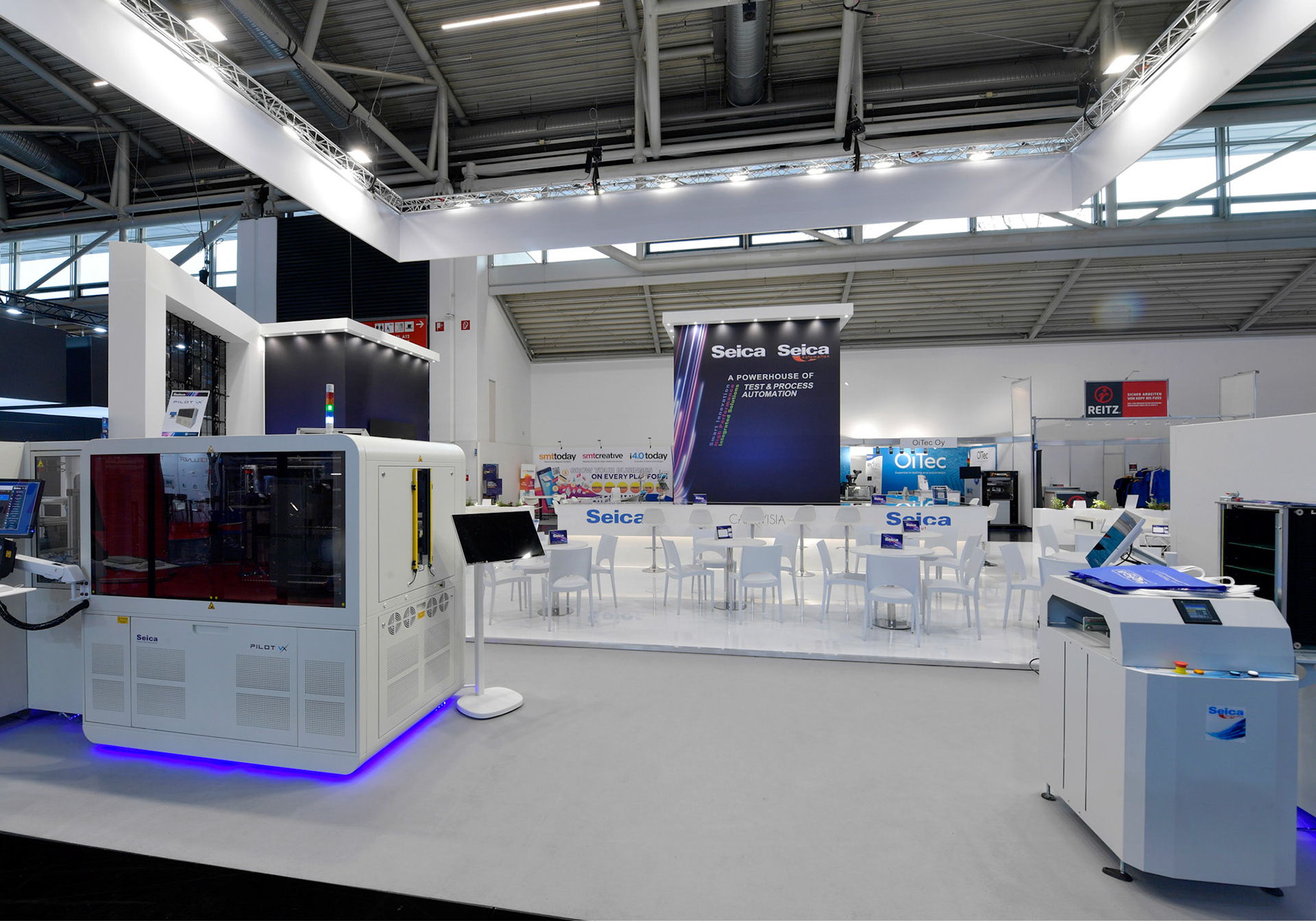 Messefotograf Productronica Messe Muenchen Fotograf Studio Loske Messestand Seica