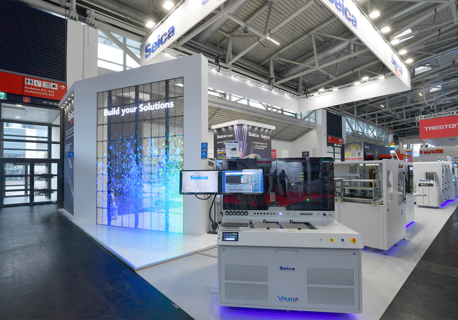 Messefotograf Productronica Messe Muenchen Fotograf Studio Loske Messestand Seica