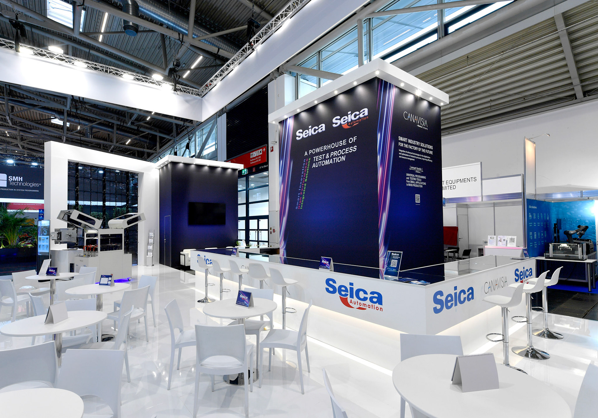 Messefotograf Productronica Messe Muenchen Fotograf Studio Loske Messestand Seica