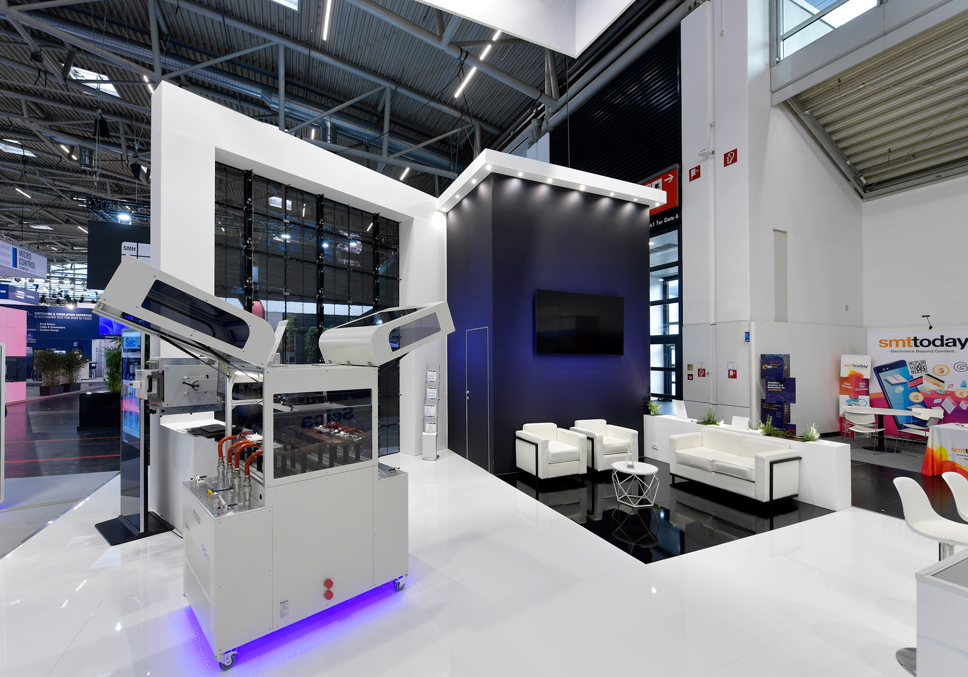 Messefotograf Productronica Messe Muenchen Fotograf Studio Loske Messestand Seica