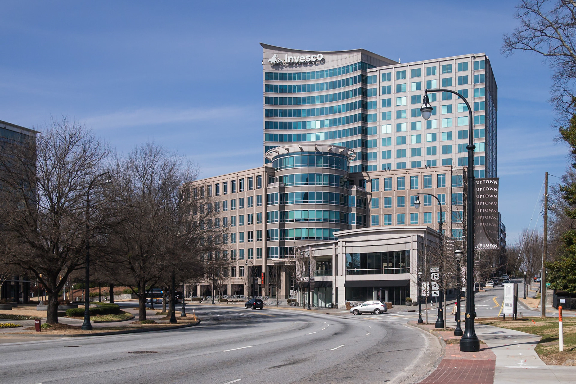 A view along Peachtree Street in Midtown Atlanta.