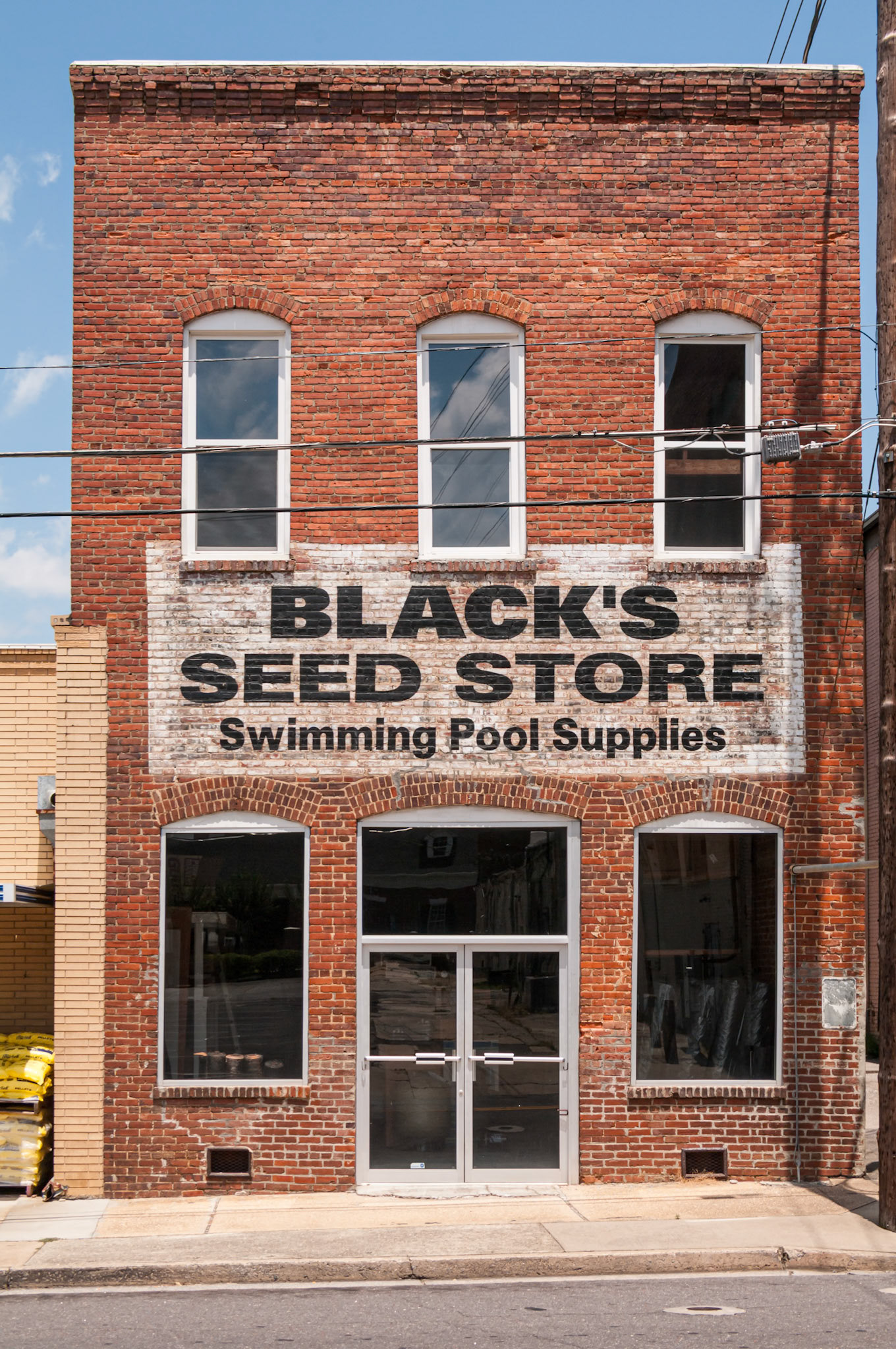 Black’s Seed Store in downtown Dublin, Georgia, photographed in June 2014