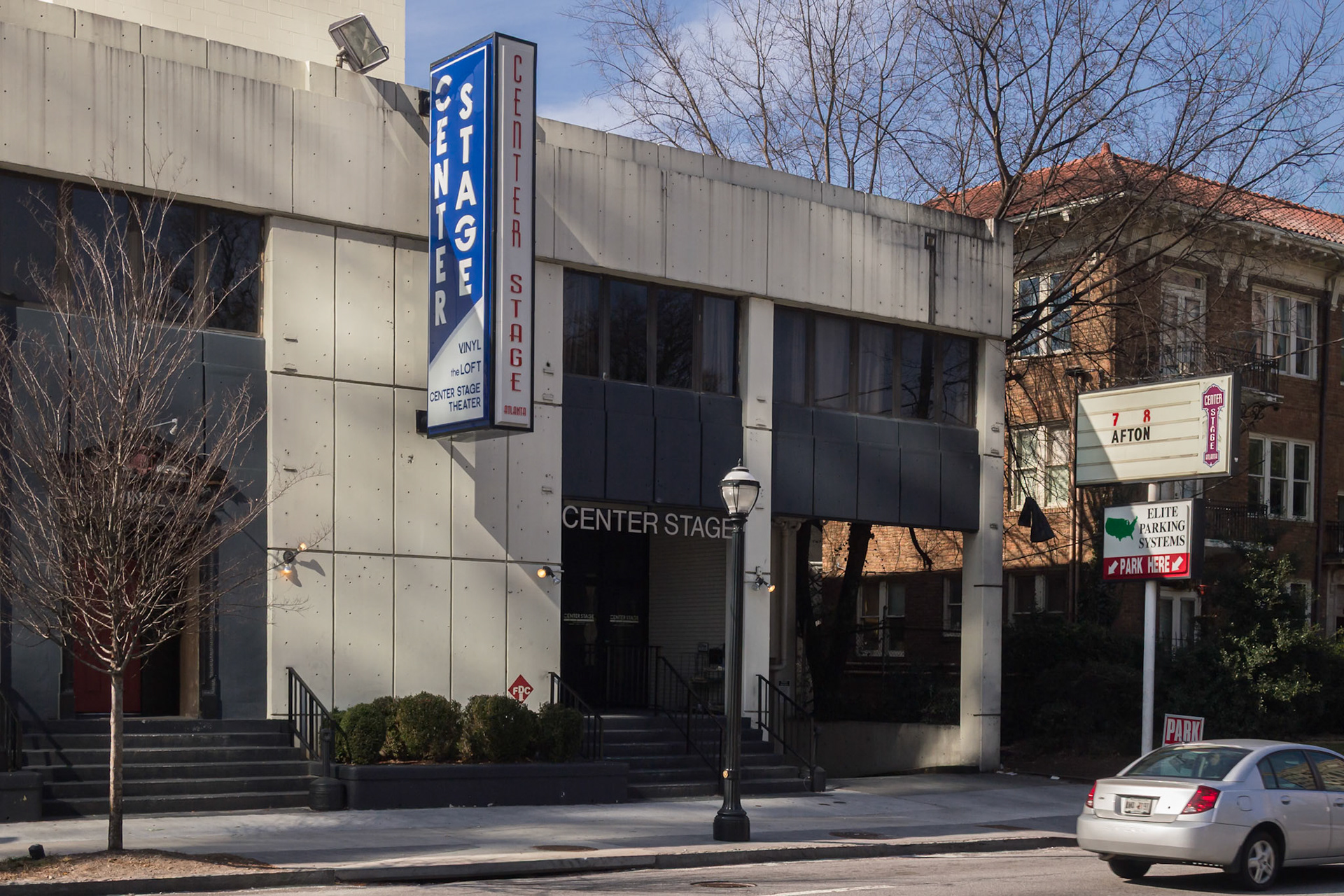 Center Stage music and performing arts venue on West Peachtree Street in Midtown Atlanta