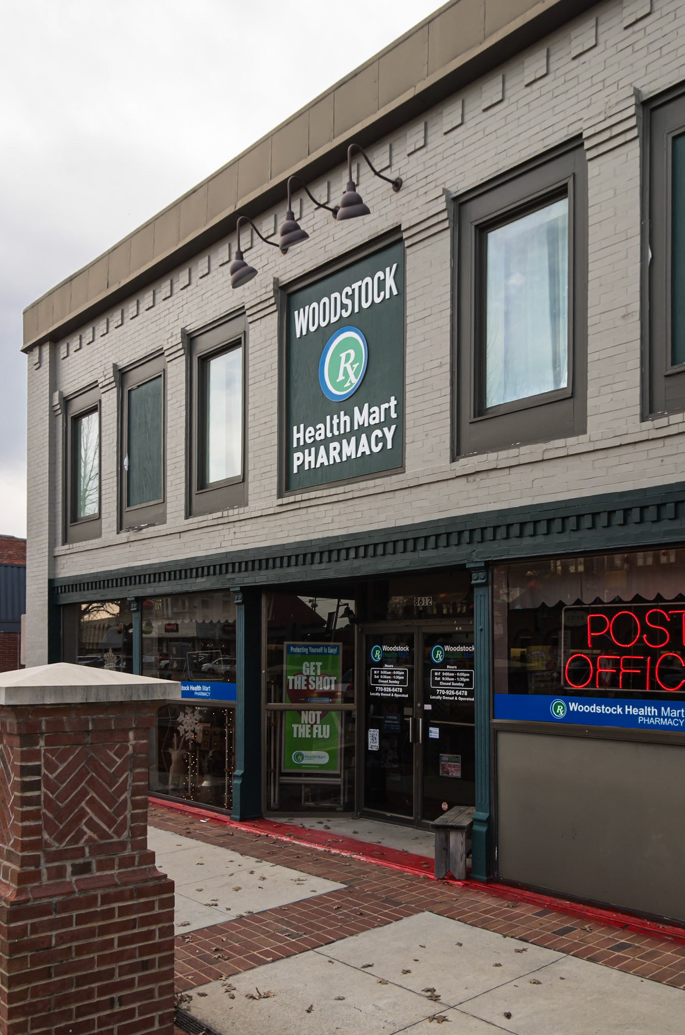 Woodstock Health Mart Pharmacy in downtown Woodstock in January 2016