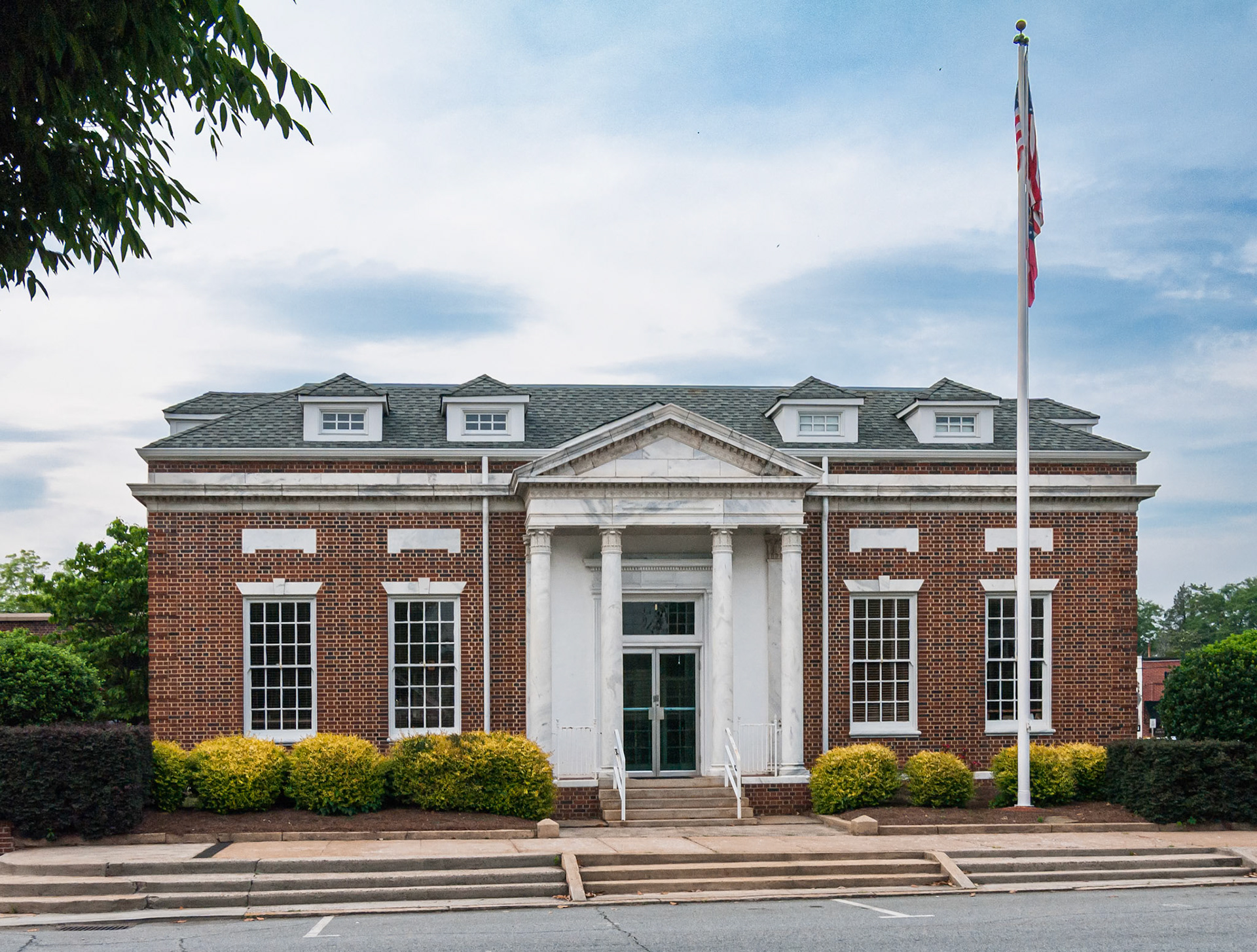 The former Canton post office on East Marietta Street in downtown Canton, Georgia, photographed in May 2014.