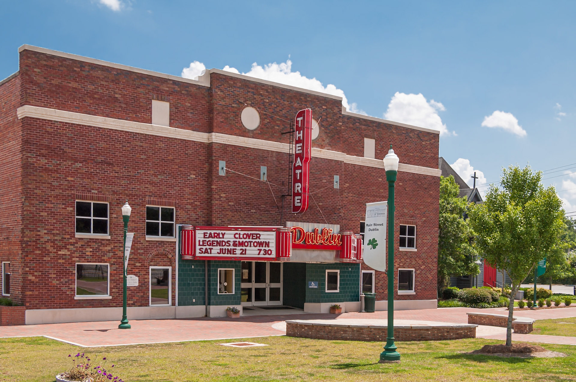 Theatre Dublin in downtown Dublin, Georgia, photographed in June 2014