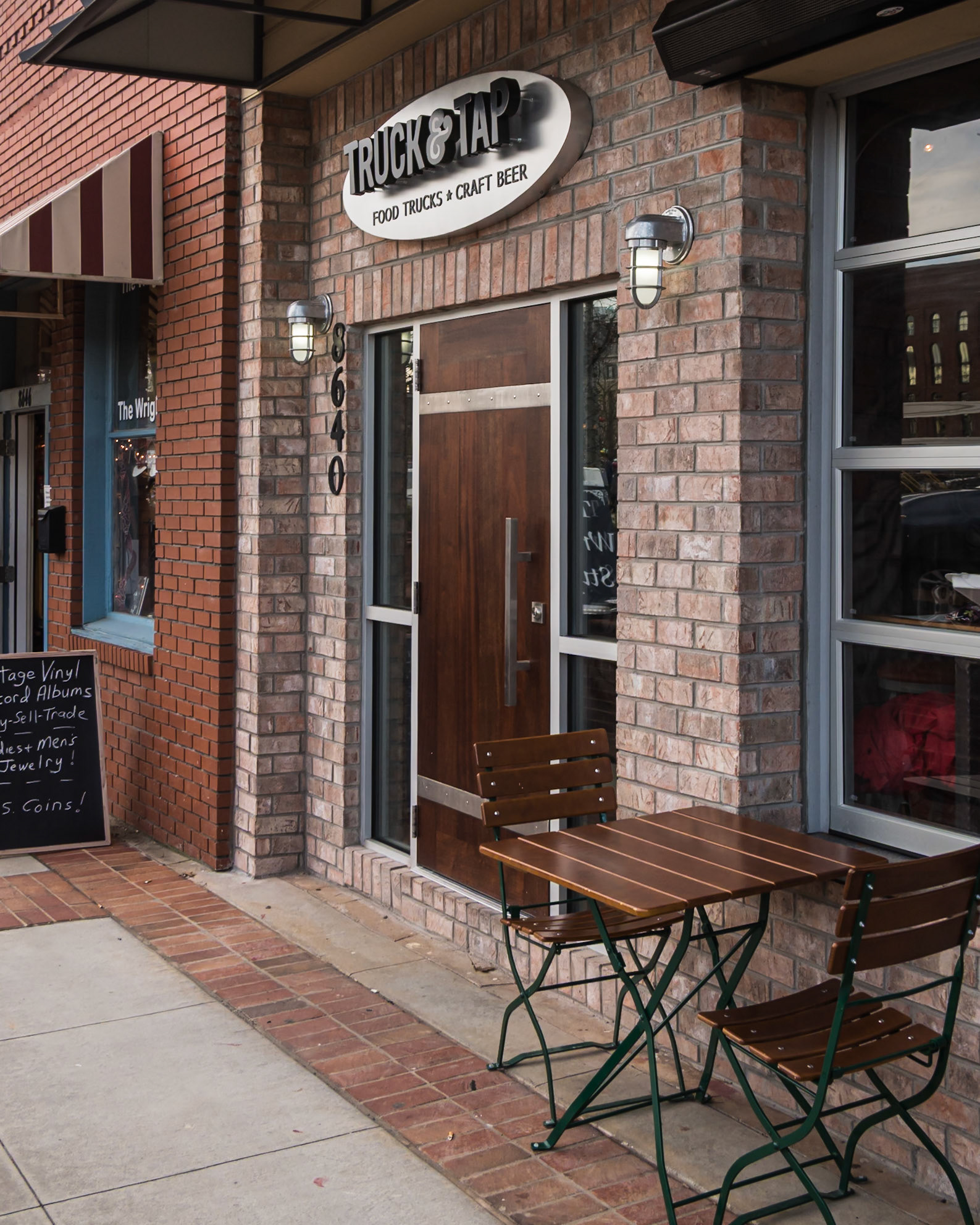 Truck &amp; Tap in downtown Woodstock in January 2016